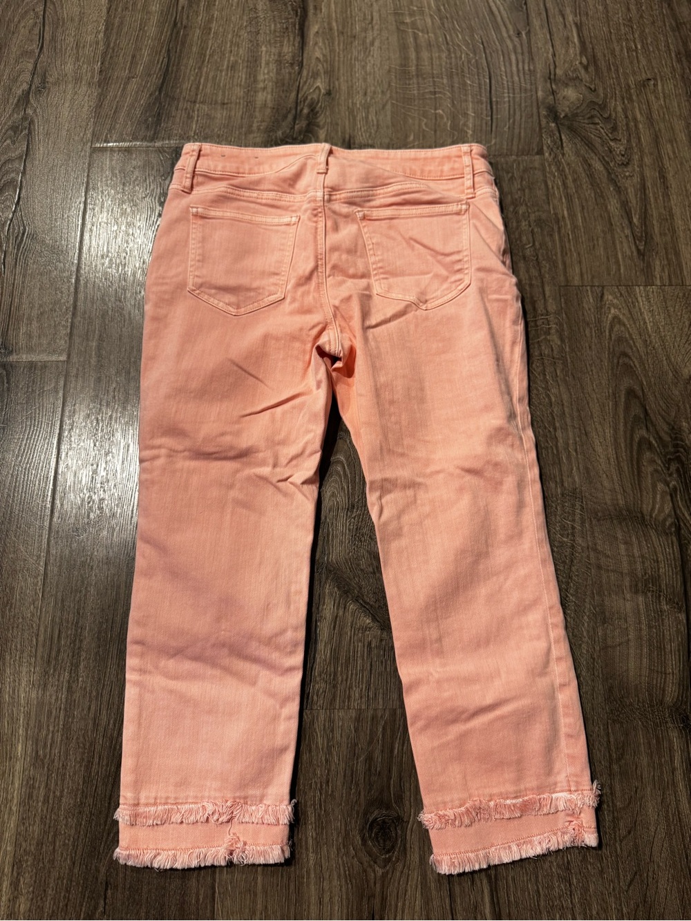 Chico's Coral So Slimming Girlfriend slim Leg Crop Jeans size 0P women - Picture 2 of 4